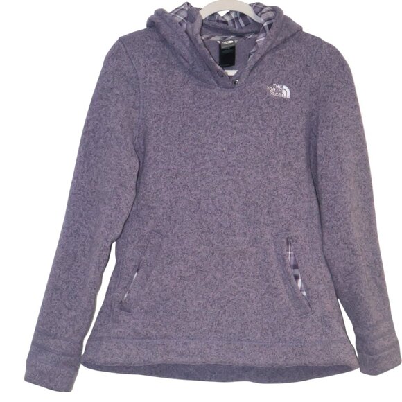 The North Face Womens Purple Hooded Pullover Medium - Picture 2 of 8